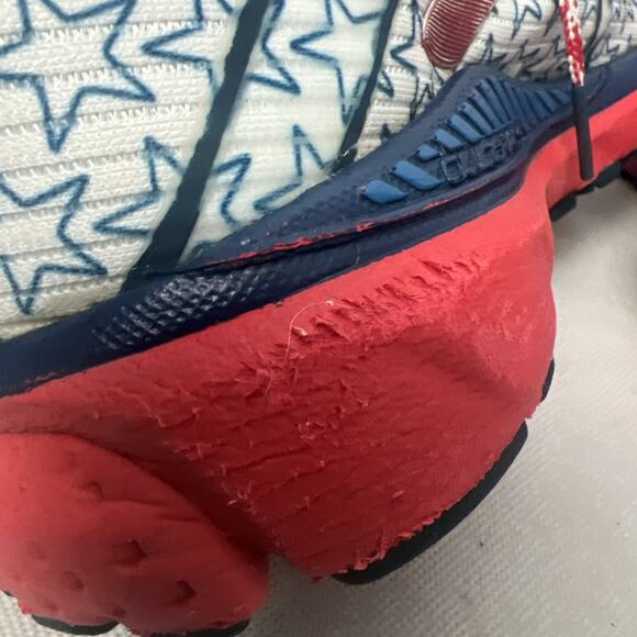 Brooks Adrenaline GTS 20 Red White Blue Stars USA Womens Running Shoes Sz 7.5 B - Picture 5 of 10